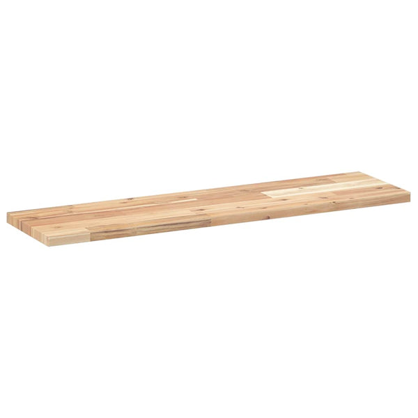 vidaXL Floating Shelves 3 pcs. 80x20x2 cm Solid Acacia Wood Untreated