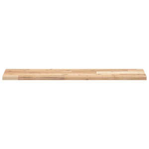 vidaXL Floating Shelves 3 pcs. 80x20x2 cm Solid Acacia Wood Untreated