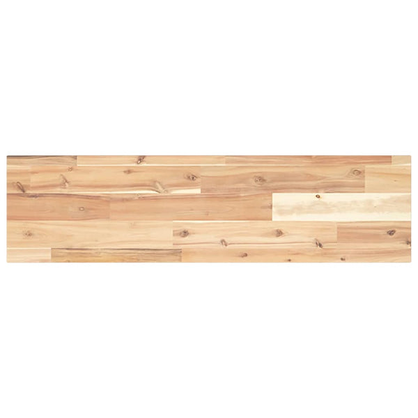 vidaXL Floating Shelves 3 pcs. 80x20x2 cm Solid Acacia Wood Untreated