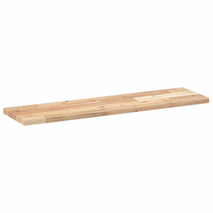 vidaXL Floating Shelves 4 pcs. 80x20x2 cm Solid Acacia Wood Untreated