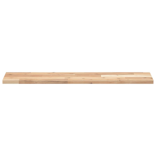 vidaXL Floating Shelf 100x20x2 cm Solid Acacia Wood Untreated