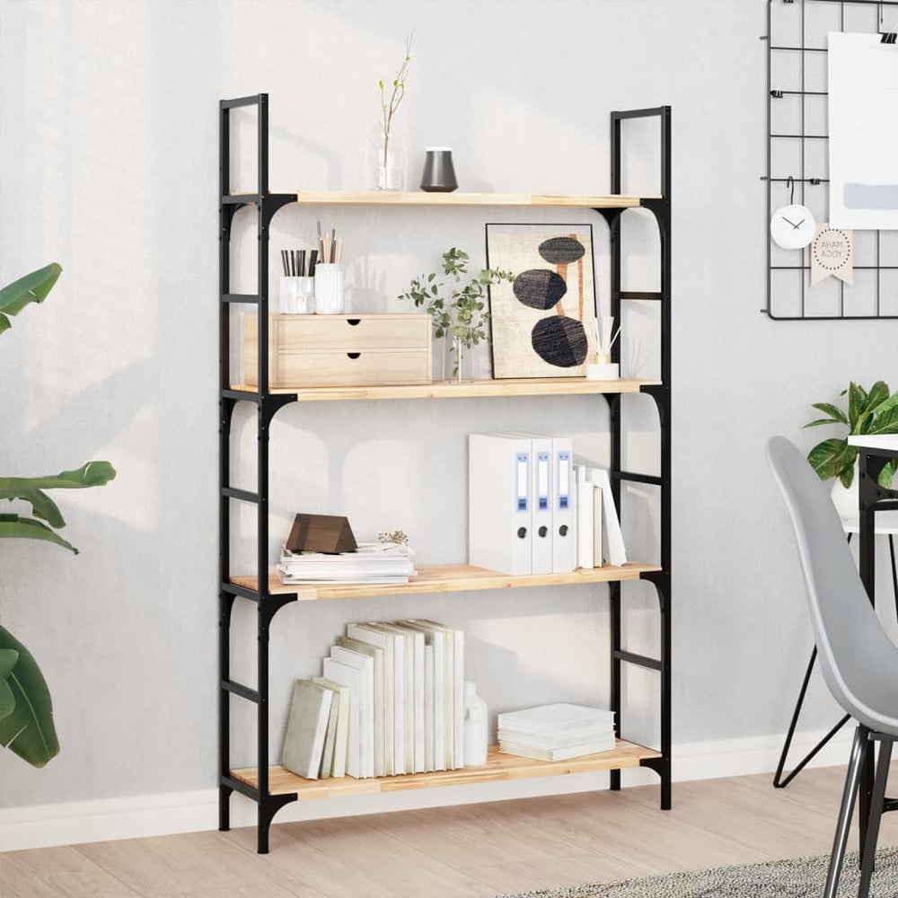 vidaXL Floating Shelf 100x20x2 cm Solid Acacia Wood Untreated
