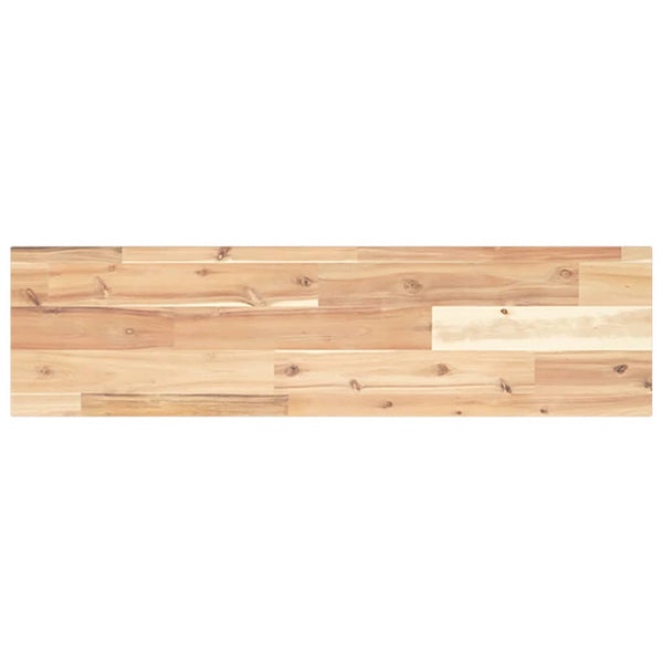 vidaXL Floating Shelves 3 pcs 100x20x2 cm Solid Acacia Wood Untreated