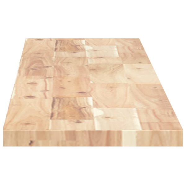 vidaXL Floating Shelves 2 pcs. 120x20x2 cm Solid Acacia Wood Untreated