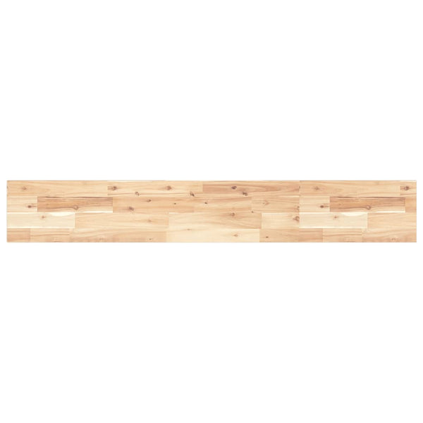 vidaXL Floating Shelves 2 pcs. 120x20x2 cm Solid Acacia Wood Untreated