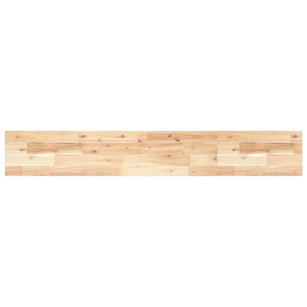 vidaXL Floating Shelves 2 pcs. 160x20x2 cm Solid Acacia Wood Untreated
