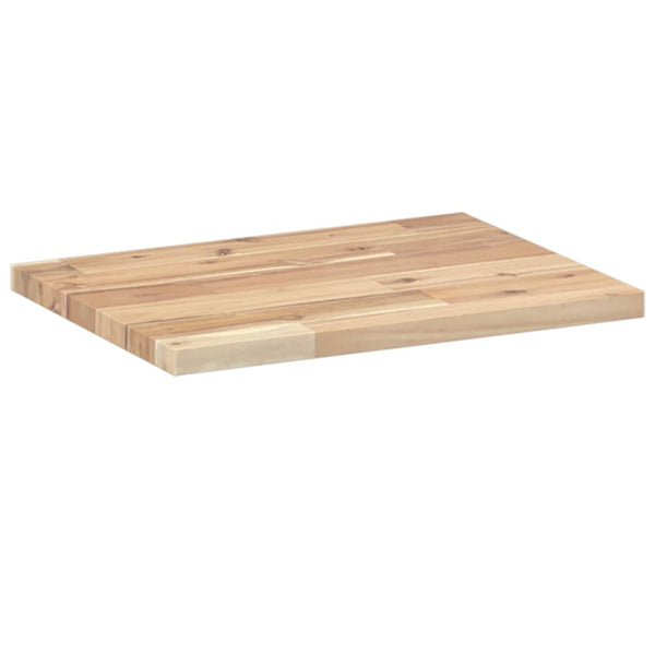 vidaXL Floating Wall Shelf 40x30x2 cm Solid Acacia Wood Untreated