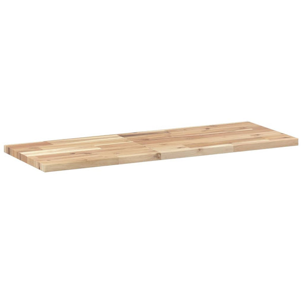 vidaXL Floating Shelf 80x30x2 cm Solid Acacia Wood Untreated