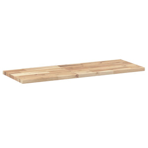vidaXL Floating Shelf 80x30x2 cm Solid Acacia Wood Untreated