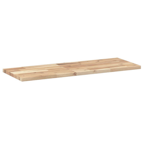 vidaXL Floating Shelf 80x30x2 cm Solid Acacia Wood Untreated
