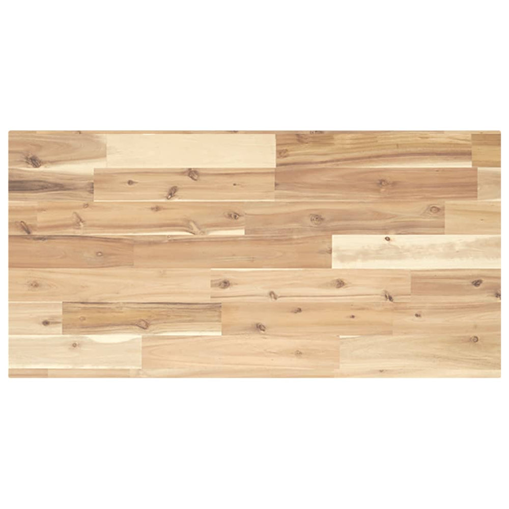 vidaXL Floating Wall Shelf 60x40x2 cm Solid Acacia Wood Untreated