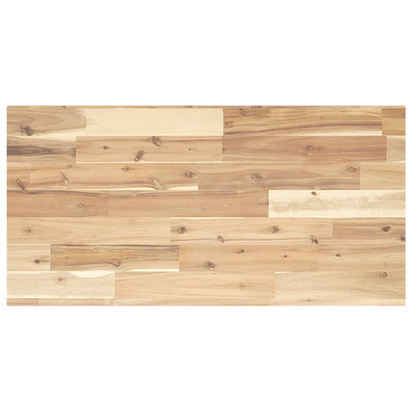 vidaXL Floating Wall Shelf 60x40x2 cm Solid Acacia Wood Untreated