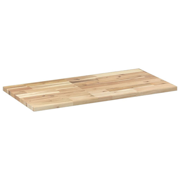 vidaXL Floating Wall Shelf 60x40x2 cm Solid Acacia Wood Untreated