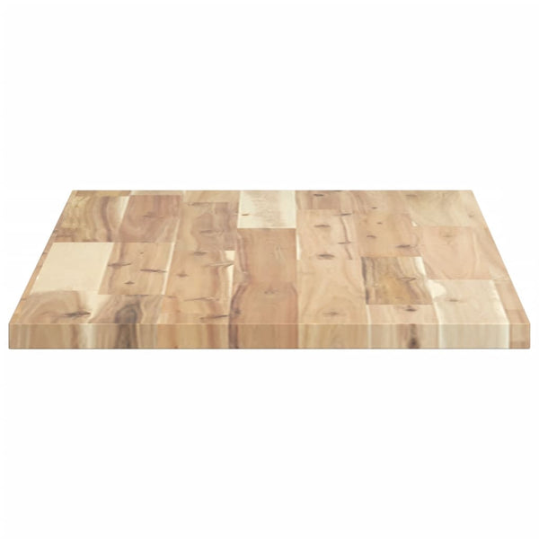 vidaXL Floating Wall Shelf 60x40x2 cm Solid Acacia Wood Untreated