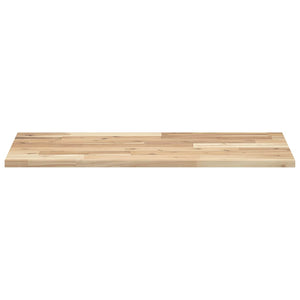 vidaXL Floating Wall Shelf 80x40x2 cm Solid Acacia Wood Untreated