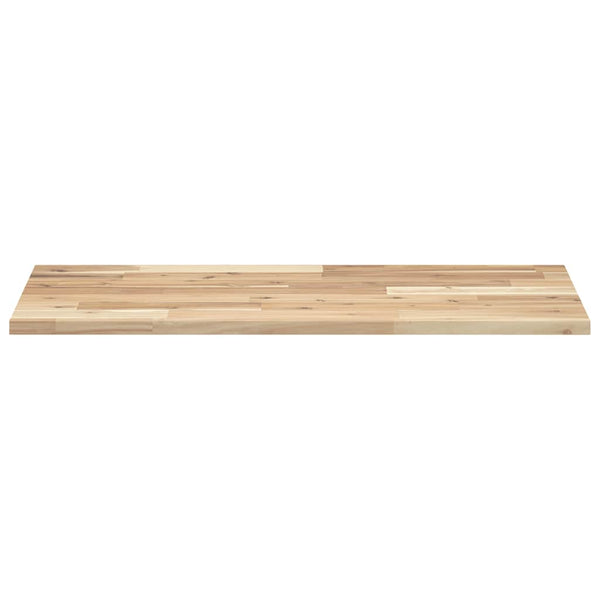 vidaXL Floating Wall Shelf 80x40x2 cm Solid Acacia Wood Untreated