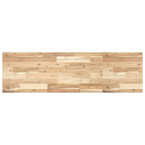 vidaXL Floating Shelf 140x40x2 cm Solid Acacia Wood Untreated