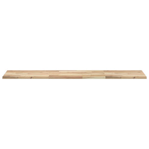 vidaXL Floating Wall Shelf 160x40x2 cm Solid Acacia Wood Untreated