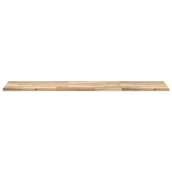 vidaXL Floating Wall Shelf 160x40x2 cm Solid Acacia Wood Untreated