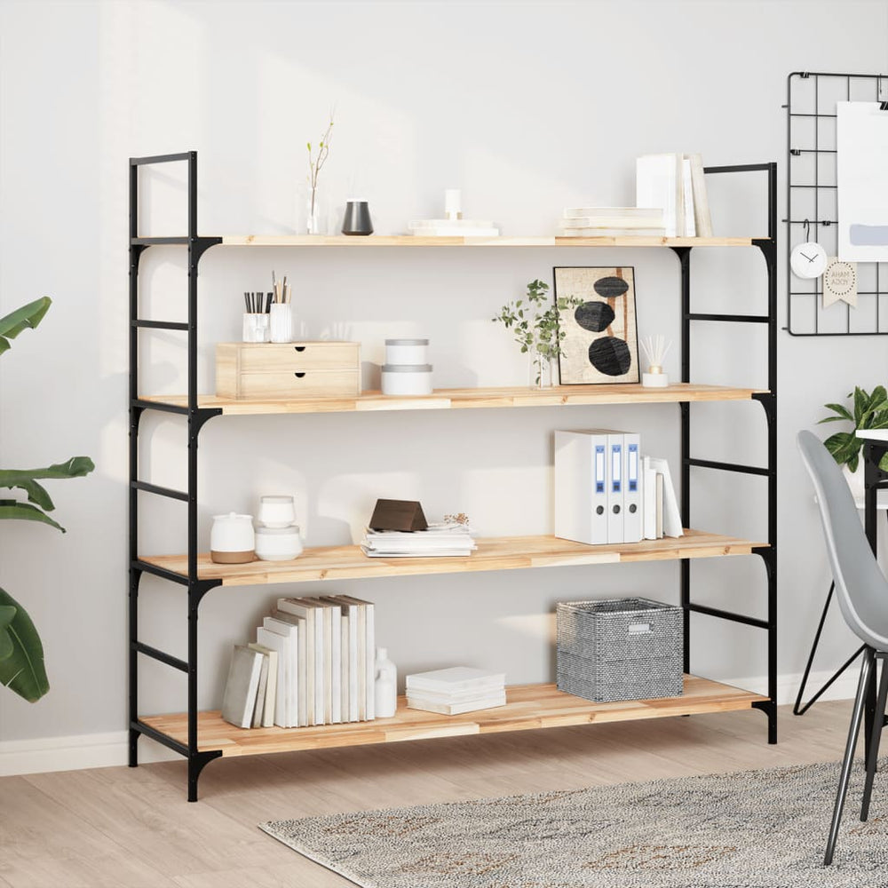 vidaXL Floating Shelves 3 pcs 160x40x2 cm Solid Acacia Wood Untreated