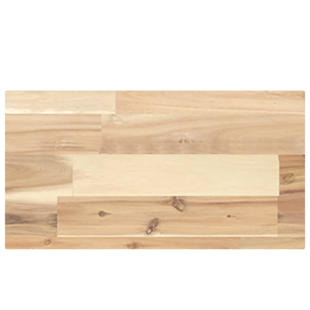 vidaXL Floating Shelf 60x20x4 cm Solid Acacia Wood Untreated