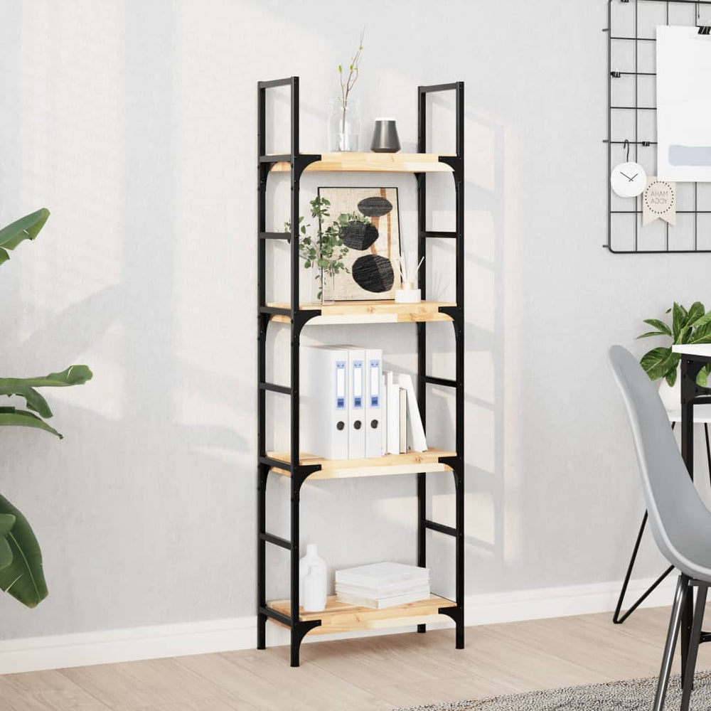 vidaXL Floating Shelf 60x20x4 cm Solid Acacia Wood Untreated