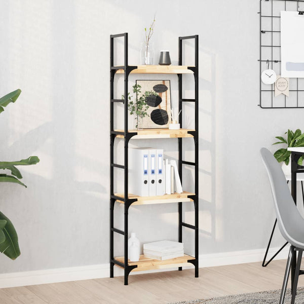 vidaXL Floating Shelf 60x20x4 cm Solid Acacia Wood Untreated