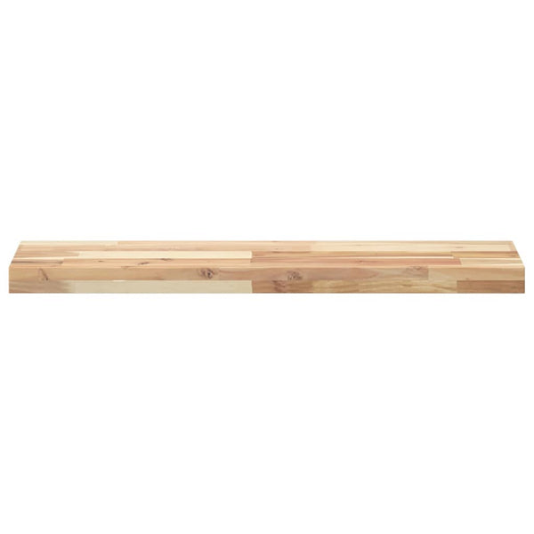vidaXL Floating Shelves 4 pcs. 80x20x4 cm Solid Acacia Wood Untreated