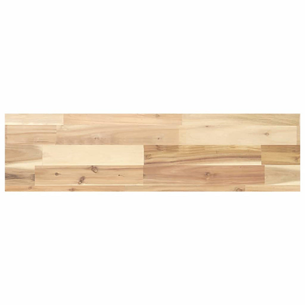 vidaXL Floating Shelf 100x20x4 cm Solid Acacia Wood Untreated
