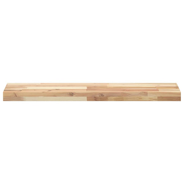 vidaXL Floating Shelf 100x20x4 cm Solid Acacia Wood Untreated