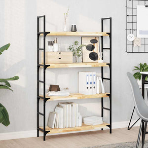 vidaXL Floating Shelf 100x20x4 cm Solid Acacia Wood Untreated