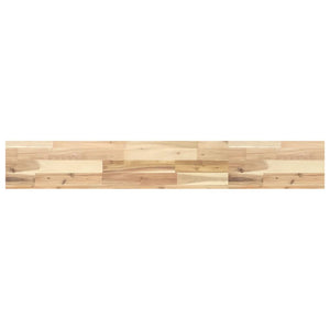 vidaXL Floating Wall Shelf 120x20x4 cm Solid Acacia Wood Untreated