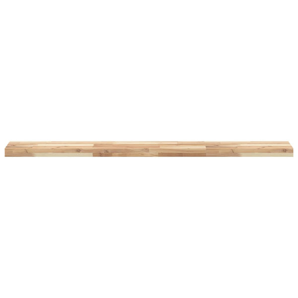 vidaXL Floating Wall Shelf 120x20x4 cm Solid Acacia Wood Untreated