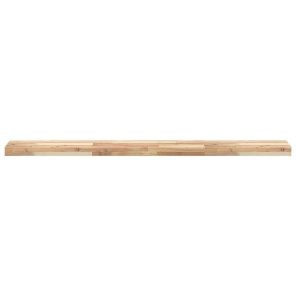 vidaXL Floating Shelves 4 pcs. 120x20x4 cm Solid Acacia Wood Untreated