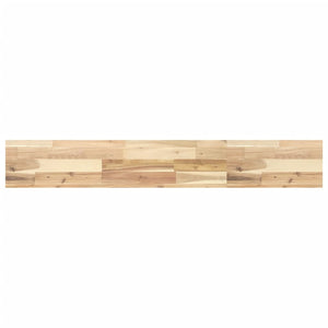 vidaXL Floating Shelves 4 pcs. 120x20x4 cm Solid Acacia Wood Untreated