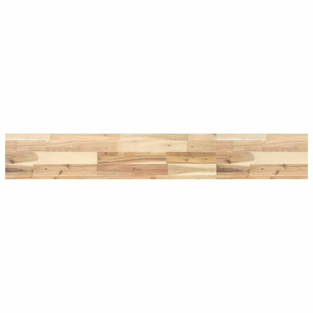 vidaXL Floating Shelf 140x20x4 cm Solid Acacia Wood Untreated
