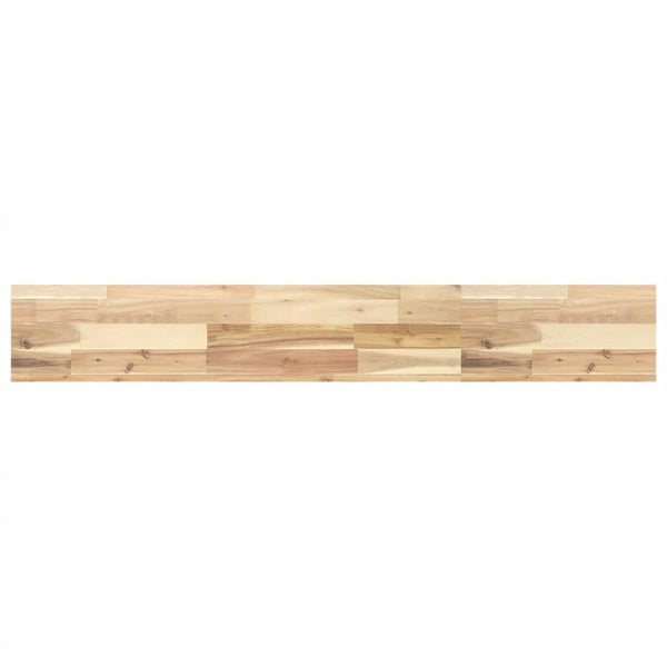 vidaXL Floating Shelf 140x20x4 cm Solid Acacia Wood Untreated