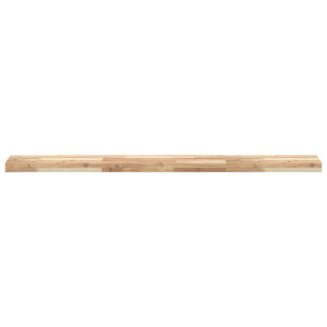 vidaXL Floating Shelf 140x20x4 cm Solid Acacia Wood Untreated