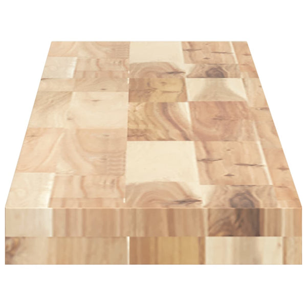 vidaXL Floating Shelf 160x20x4 cm Solid Acacia Wood Untreated