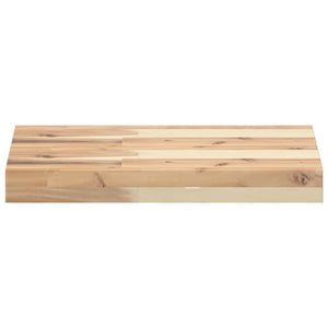 vidaXL Floating Wall Shelf 40x30x4 cm Solid Acacia Wood Untreated