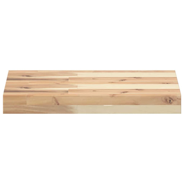 vidaXL Floating Wall Shelf 40x30x4 cm Solid Acacia Wood Untreated