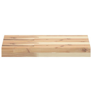 vidaXL Floating Shelf 60x30x4 cm Solid Acacia Wood Untreated