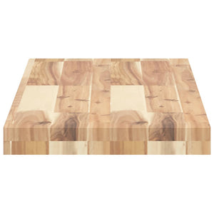 vidaXL Floating Wall Shelf 80x30x4 cm Solid Acacia Wood Untreated