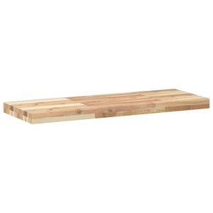 vidaXL Floating Wall Shelf 80x30x4 cm Solid Acacia Wood Untreated