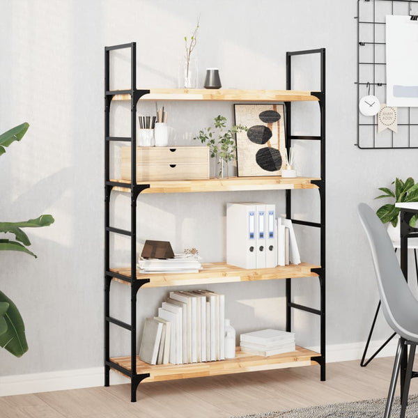 vidaXL Floating Wall Shelf 100x30x4 cm Solid Acacia Wood Untreated
