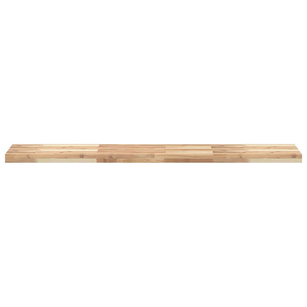 vidaXL Floating Shelf 120x30x4 cm Solid Acacia Wood Untreated