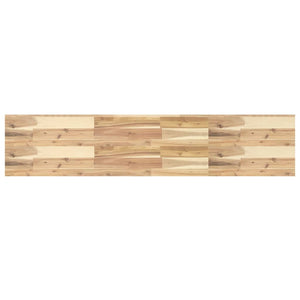 vidaXL Floating Wall Shelf 140x30x4 cm Solid Acacia Wood Untreated