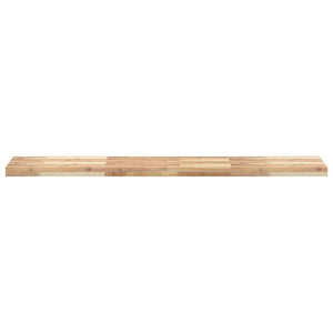 vidaXL Floating Wall Shelf 140x30x4 cm Solid Acacia Wood Untreated