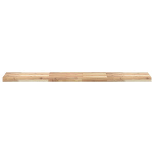 vidaXL Floating Shelves 2 pcs. 160x30x4 cm Solid Acacia Wood Untreated
