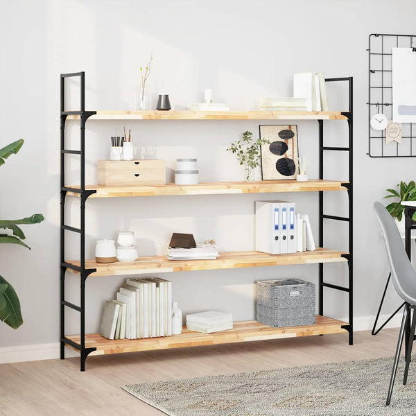vidaXL Floating Shelves 2 pcs. 160x30x4 cm Solid Acacia Wood Untreated